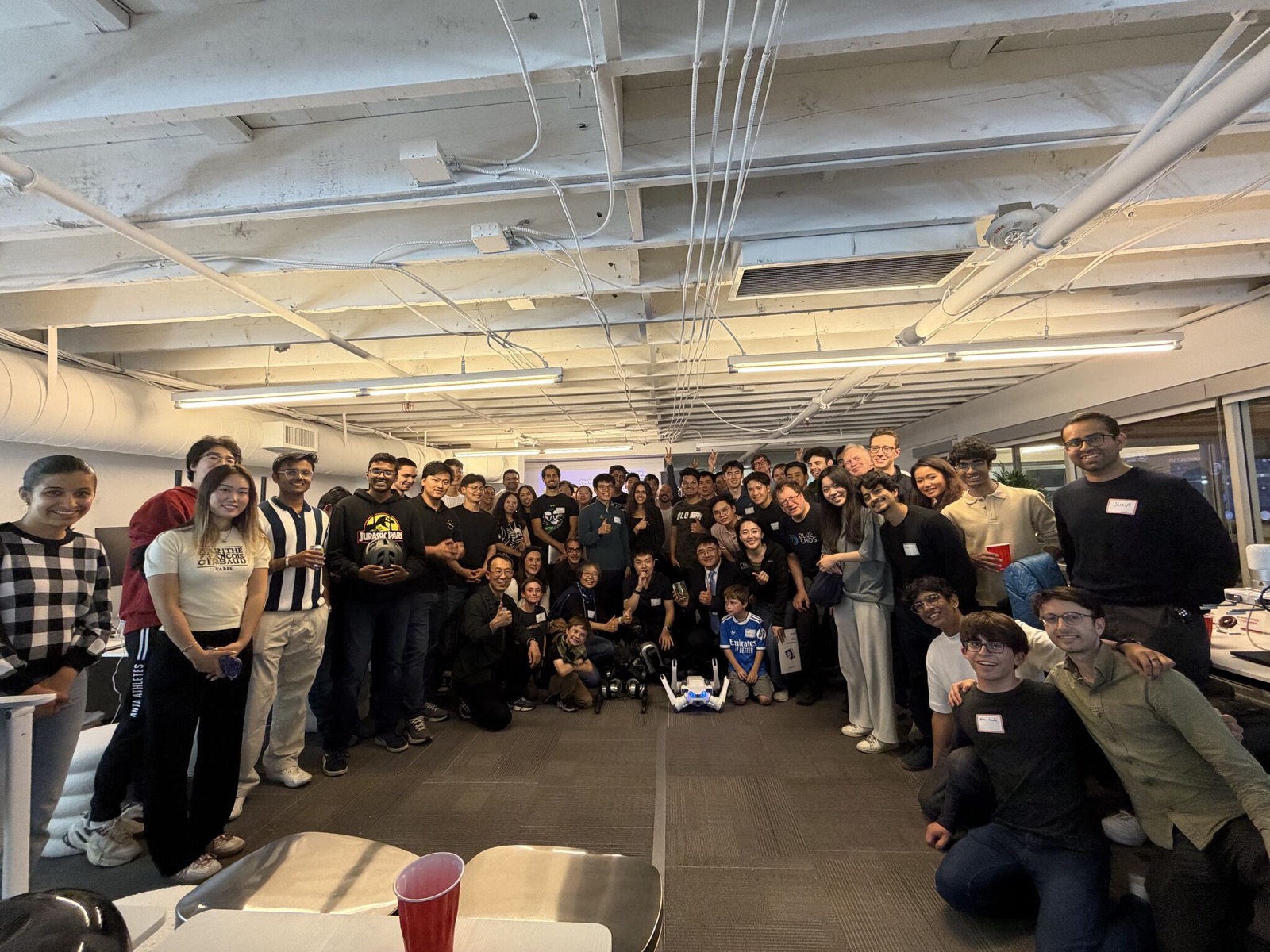 200+ robotics researchers, founders, and investors at Robotics Center of Silicon Valley meetup